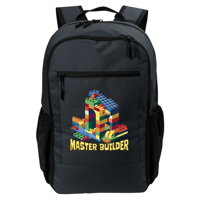 Master Builder Funny Building Blocks Toys Gift Daily Commute Backpack