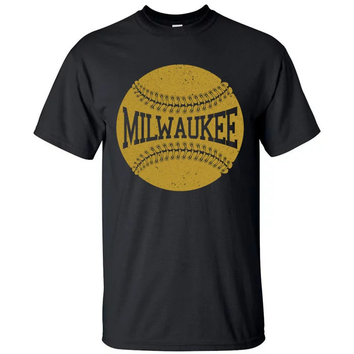 Milwaukee Baseball Fan Tall T-Shirt