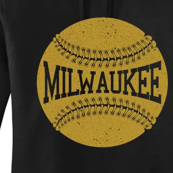 Milwaukee Baseball Fan Women's Pullover Hoodie