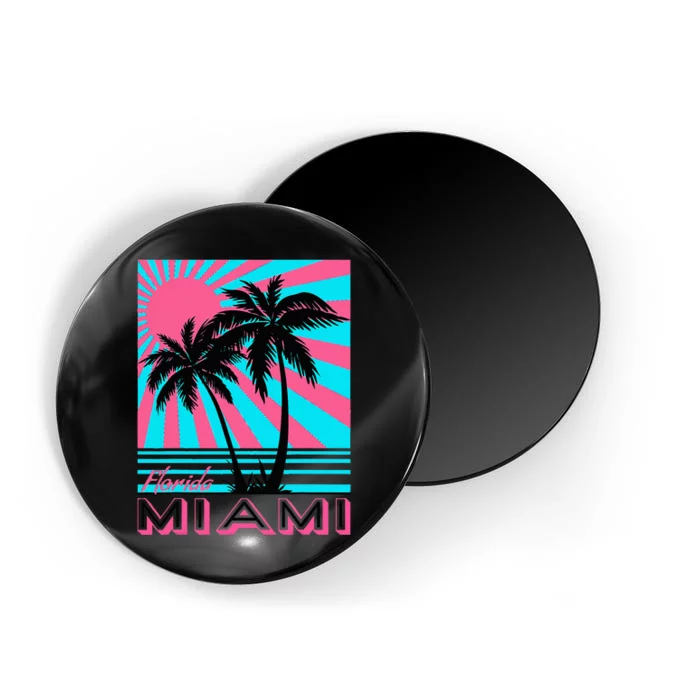 Miami Beach Florida Miami Palm Trees Magnet