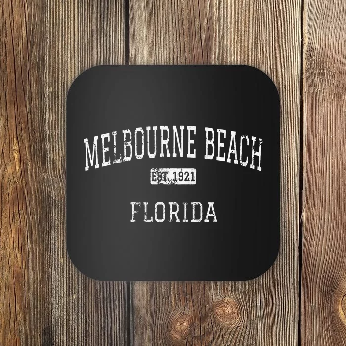 Melbourne Beach Florida FL Vintage Coaster