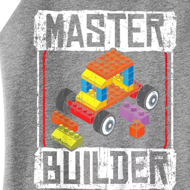 Master Builder For A Builder Block Building Blocks Bricks Women’s Perfect Tri Rocker Tank