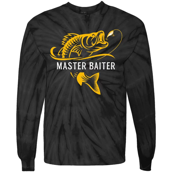 Master Baiter Funny Fishing Tie-Dye Long Sleeve Shirt