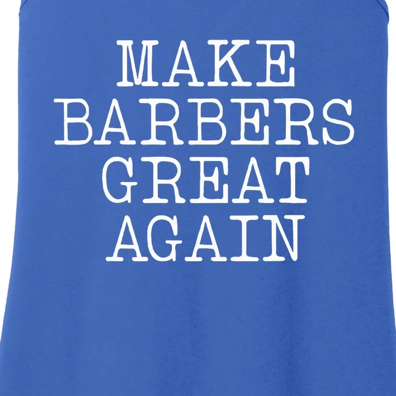 Make Barbers Great Again Ladies Essential Tank