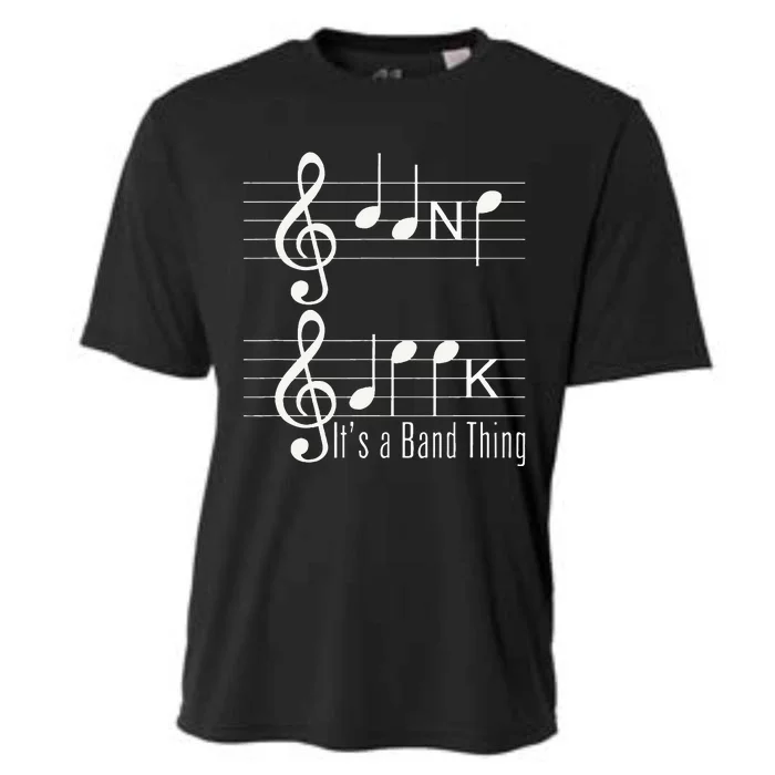 Musicians Band Geek Music Notes Spelling Cooling Performance Crew T-Shirt