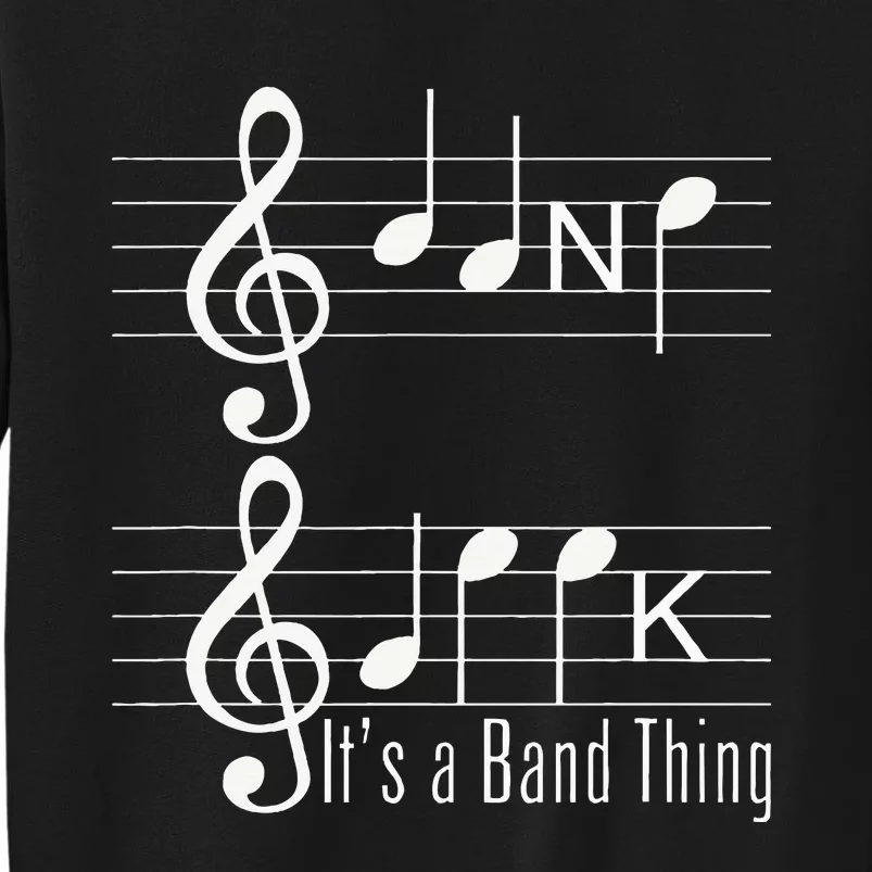 Musicians Band Geek Music Notes Spelling Sweatshirt