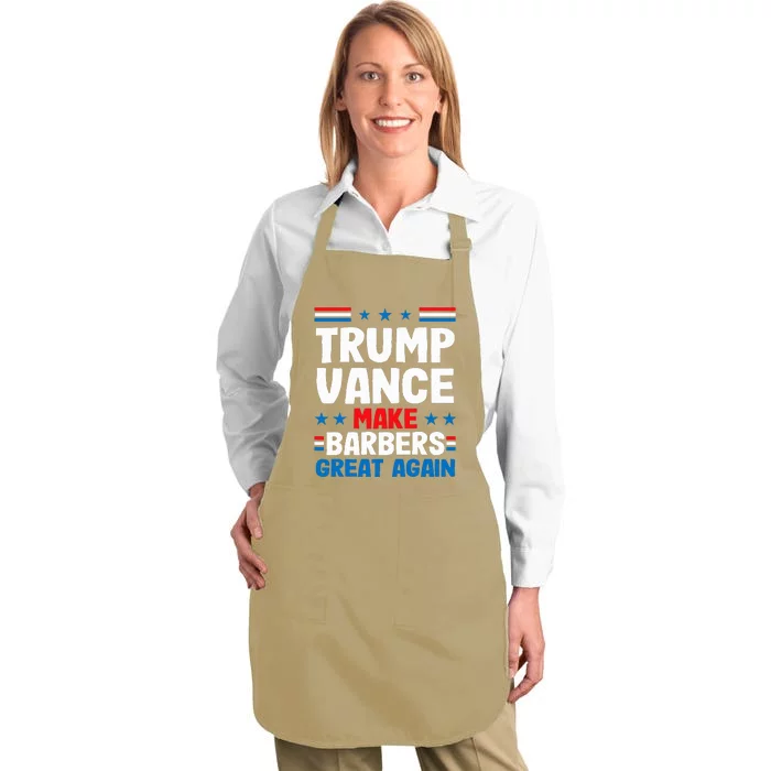 Make Barbers Great Again Barbers Full-Length Apron With Pocket