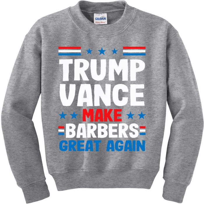 Make Barbers Great Again Barbers Kids Sweatshirt