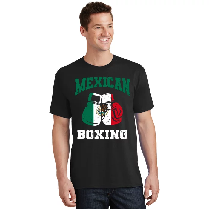 Mexican Boxing Gloves Mexico Pride Patriotics Boy T-Shirt