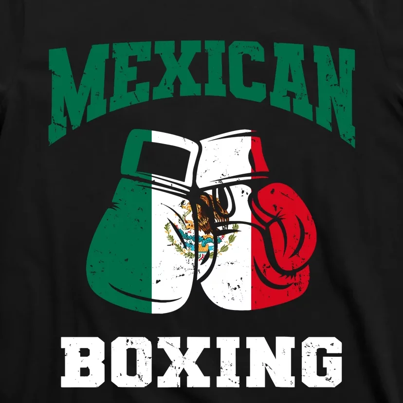 Mexican Boxing Gloves Mexico Pride Patriotics Boy T-Shirt