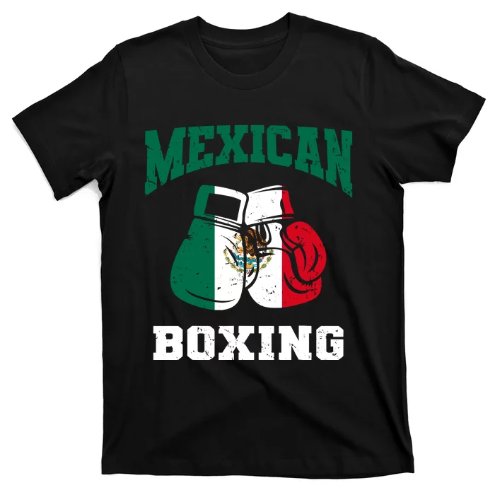 Mexican Boxing Gloves Mexico Pride Patriotics Boy T-Shirt