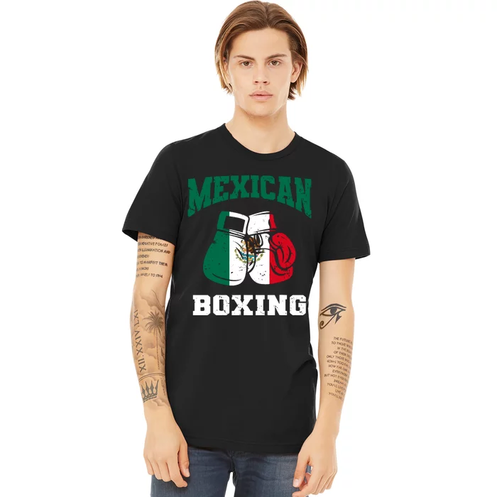 Mexican Boxing Gloves Mexico Pride Patriotics Boy Premium T-Shirt