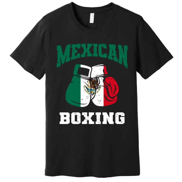 Mexican Boxing Gloves Mexico Pride Patriotics Boy Premium T-Shirt