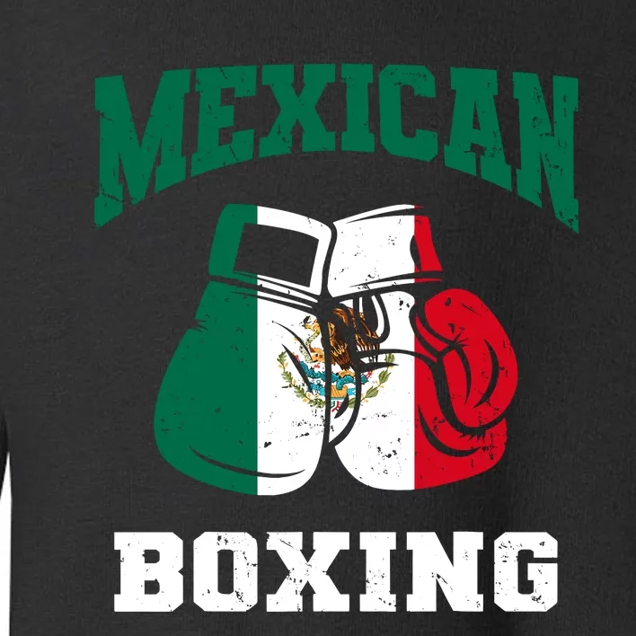 Mexican Boxing Gloves Mexico Pride Patriotics Boy Toddler Sweatshirt