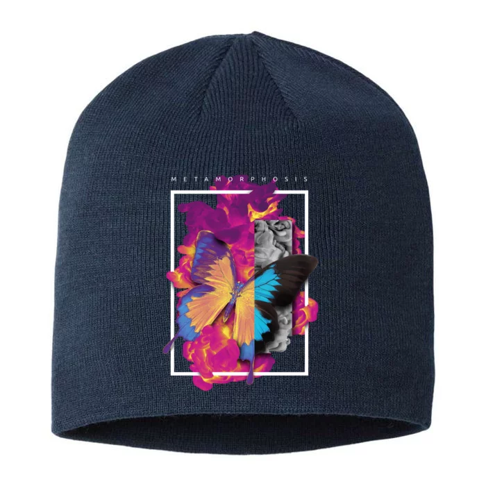 Metamorphosis Butterfly Graphic 8 1/2in Sustainable Knit Beanie