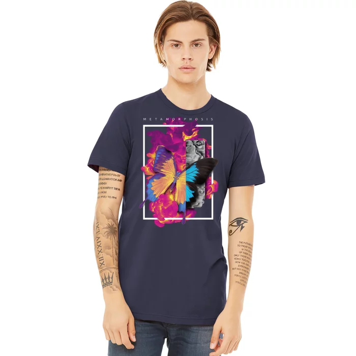 Metamorphosis Butterfly Graphic Premium T-Shirt