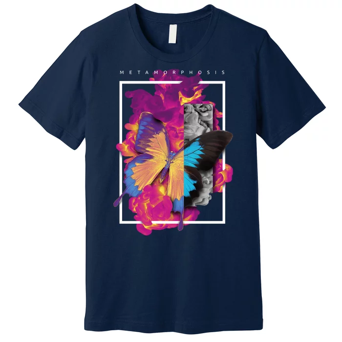 Metamorphosis Butterfly Graphic Premium T-Shirt