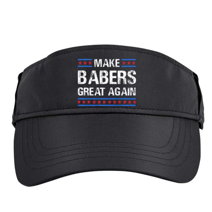 Make Barbers Great Again Barbers For Trump 2024 Adult Drive Performance Visor