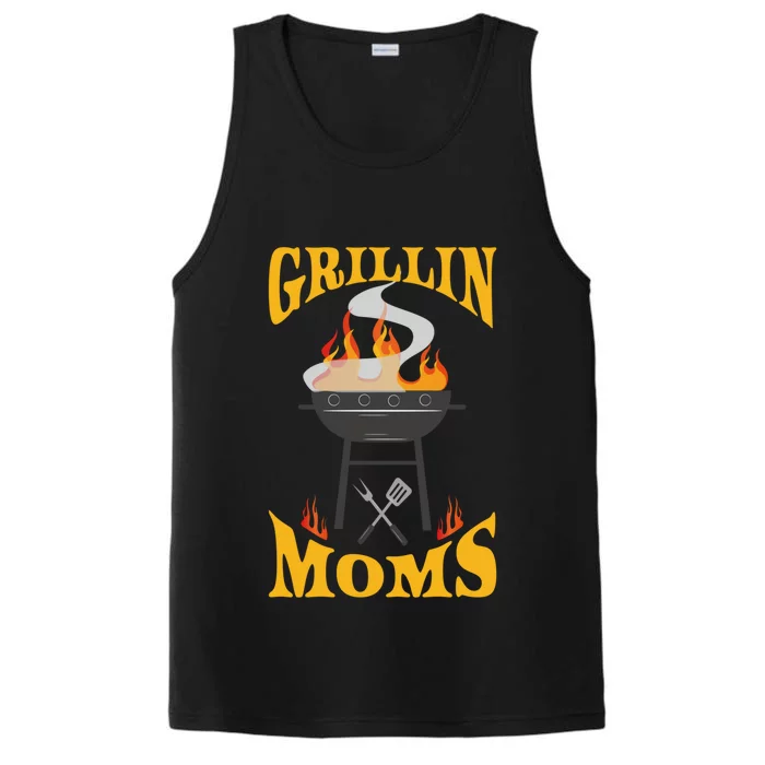 Moms Bbq Grill Smoker And Barbecue Chef Gift Performance Tank