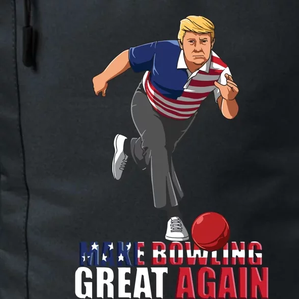 Make Bowling Great Again Funny Trump Bowling Gift Daily Commute Backpack