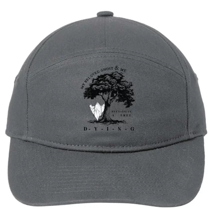 My Beloved Ghost & Me Sitting In A Tree Dying Gift 7-Panel Snapback Hat