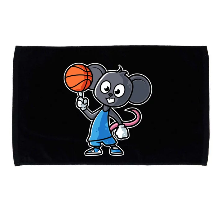 Mouse Basketball Game Day Funny Team Sports Bfunny Giftball Rat Gift Microfiber Hand Towel