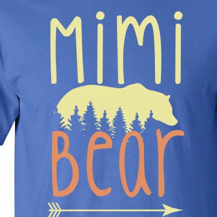 Mimi Bear Grandmother Grandma Family Mother Cute Gift Tall T-Shirt