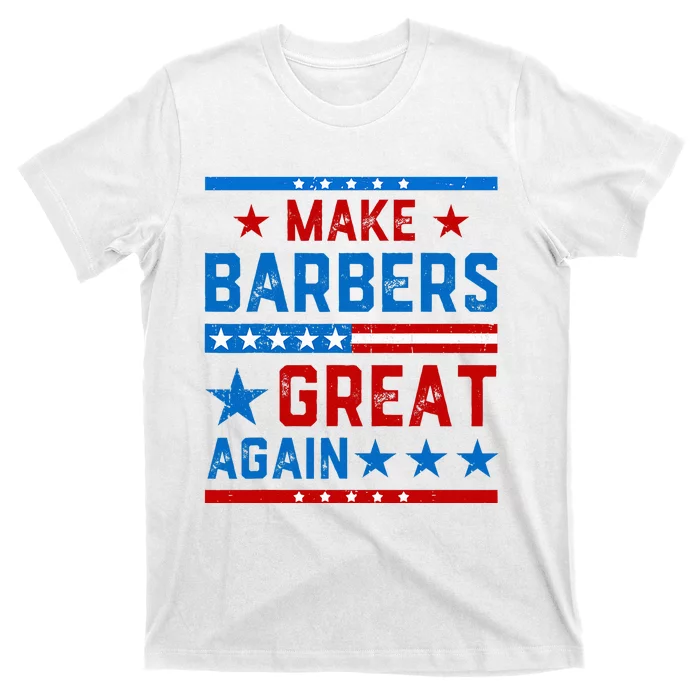 Make Barbers Great Again Barbers For Trump 2024 T-Shirt