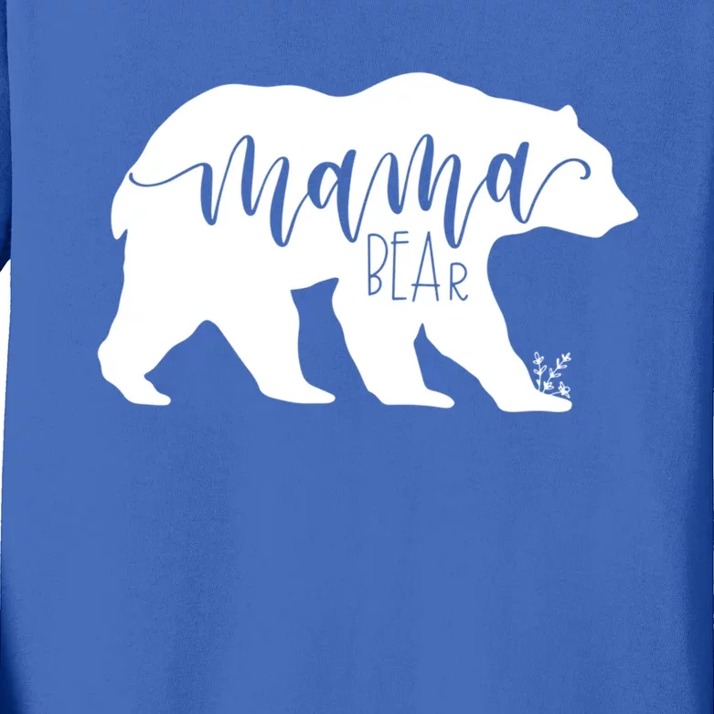 Mama Bear Gift Momma Bear Mamma Bear Jlz043 Gift Kids Long Sleeve Shirt