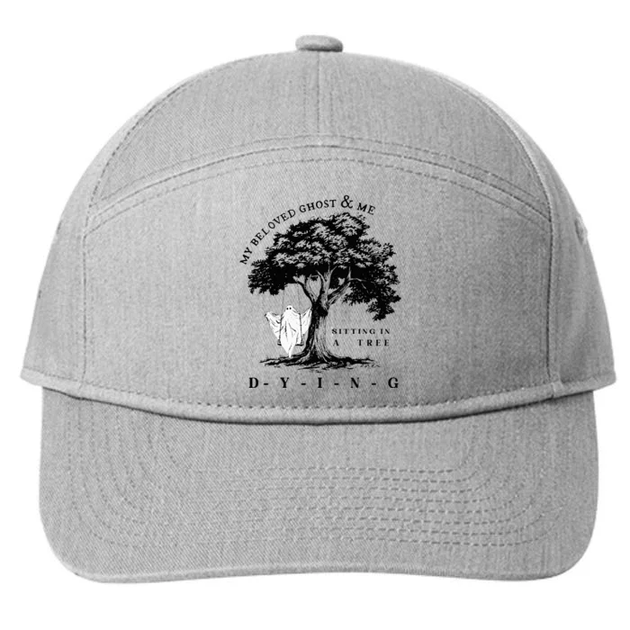 My Beloved Ghost & Me Sitting In A Tree Dying 7-Panel Snapback Hat