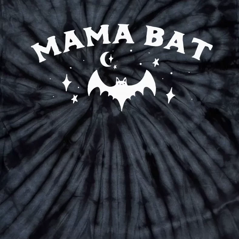 Mama Bat Gothic Clothes Goth Mom Gothic Moms Tie-Dye T-Shirt