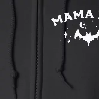 Mama Bat Gothic Clothes Goth Mom Gothic Moms Full Zip Hoodie