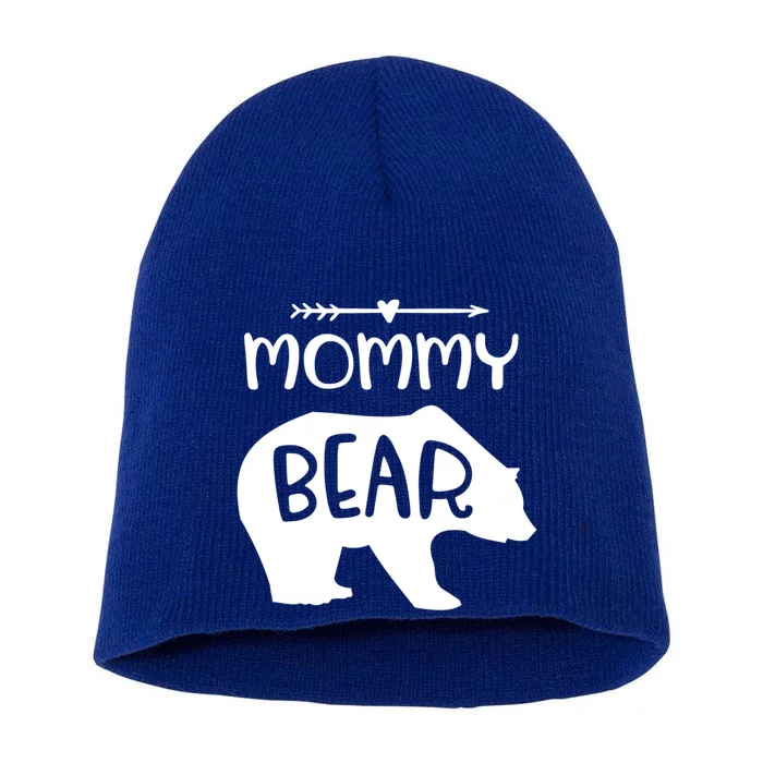 Mommy Bear Gift For Mom Mothers Day Short Acrylic Beanie