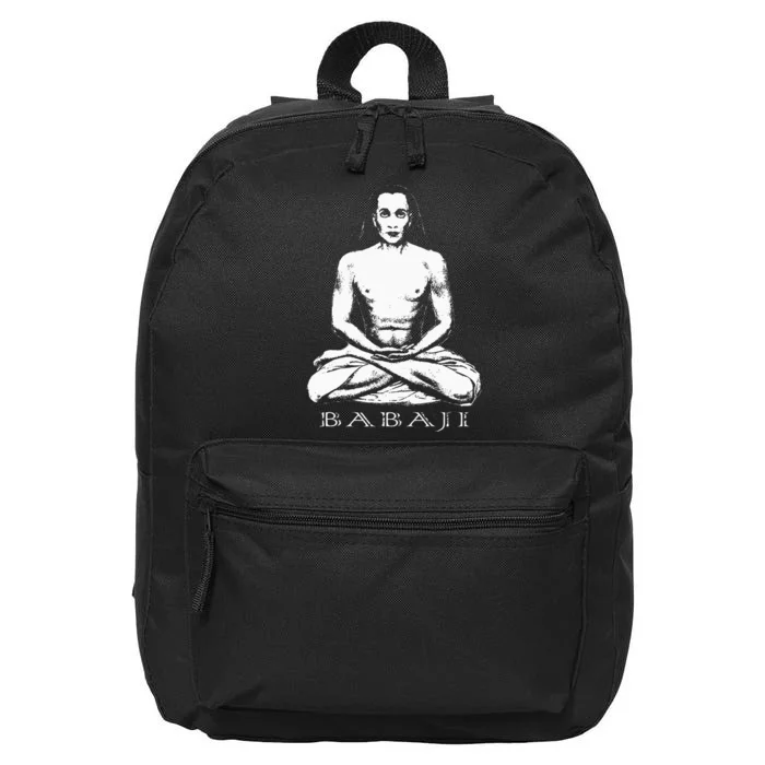 Mahavatar Babaji Guru Ascended Master Meditation 16 in Basic Backpack