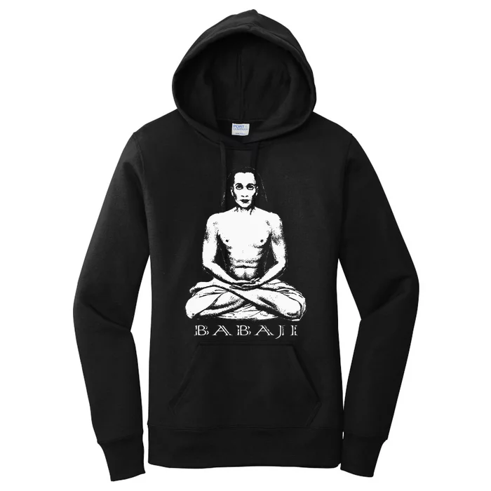 Mahavatar Babaji Guru Ascended Master Meditation Women's Pullover Hoodie