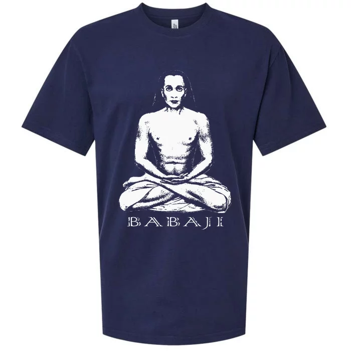 Mahavatar Babaji Guru Ascended Master Meditation Sueded Cloud Jersey T-Shirt