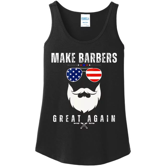 Make Barbers Great Again 2024 For Barbers Ladies Essential Tank