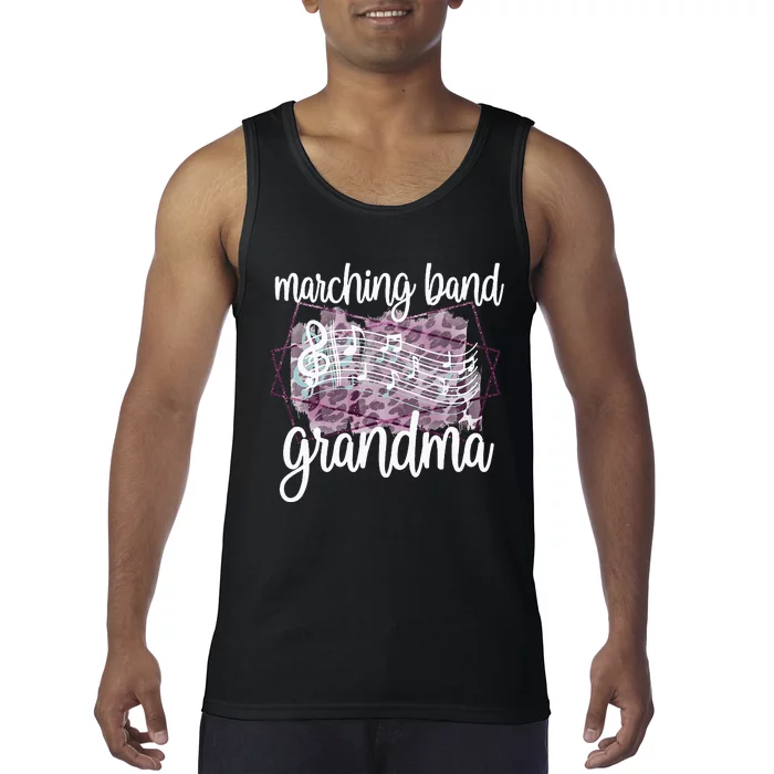 Marching Band Grandma Band Member Grandmother Tank Top