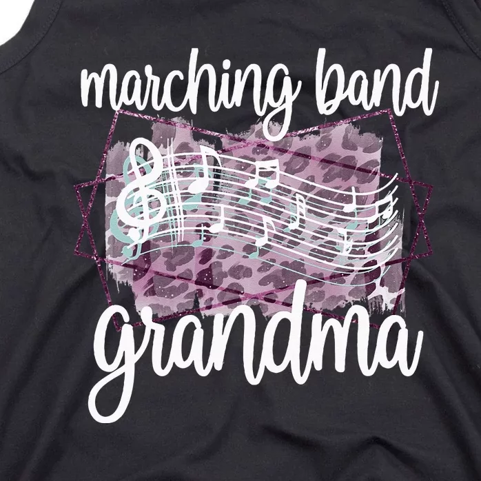 Marching Band Grandma Band Member Grandmother Tank Top