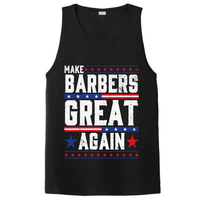 Make Barbers Great Again Barbers For Trump 2024 Gift Performance Tank