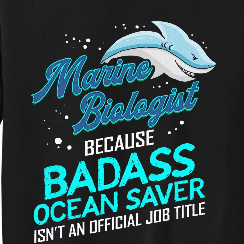 Marine Biologist Gift Marine Biology Ocean Scientist Shark Sweatshirt