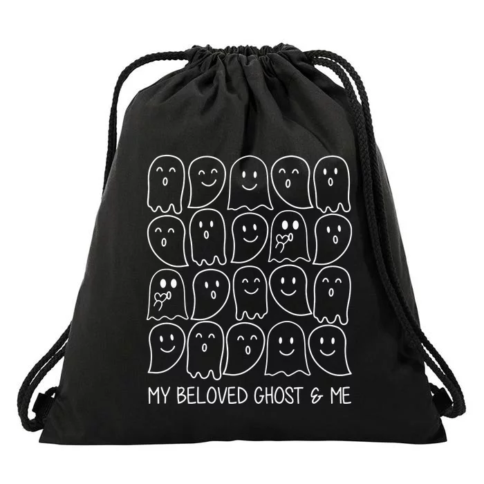 My Beloved Ghost & Me Drawstring Bag