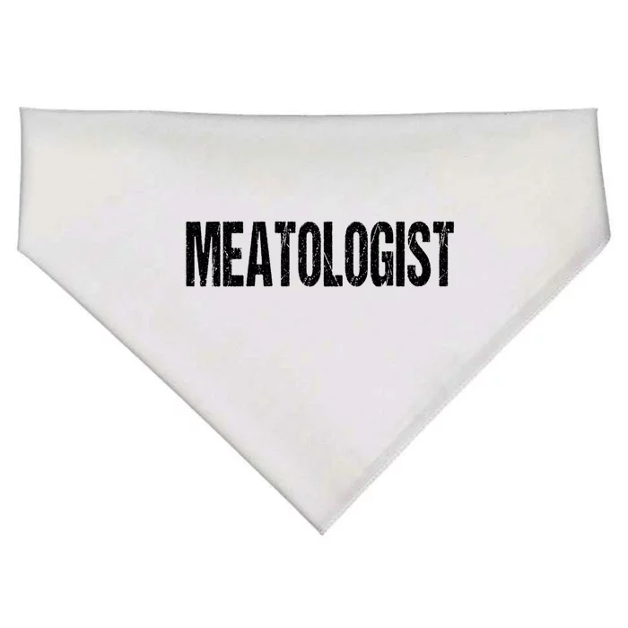 Meatologist Bbq Grill Barbecue Gift USA-Made Doggie Bandana