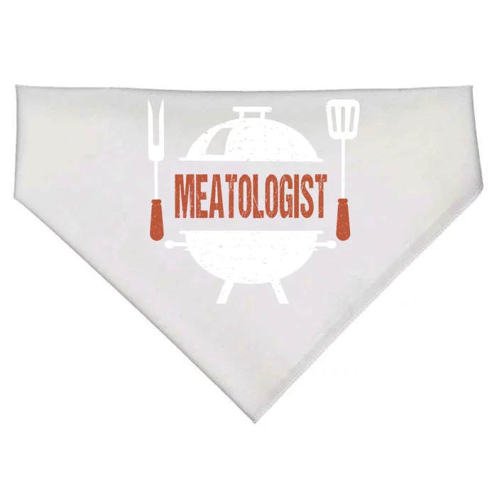 Meatologist Bbq Grill Barbecue Gift USA-Made Doggie Bandana