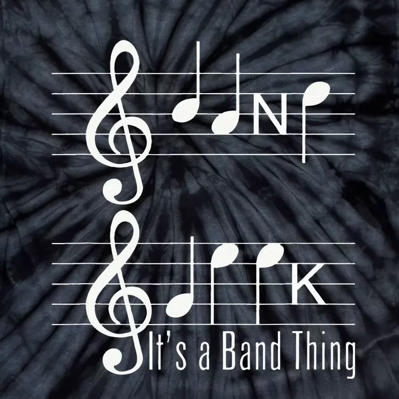 Musicians Band Geek Music Notes Spelling Funny Tie-Dye T-Shirt