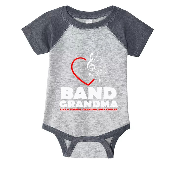 Marching Band Grandma Music Lover Percussion Mom Gift Infant Baby Jersey Bodysuit