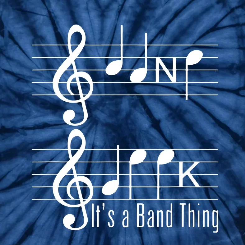 Musicians Band Geek Music Notes Spelling Funny T Tie-Dye T-Shirt