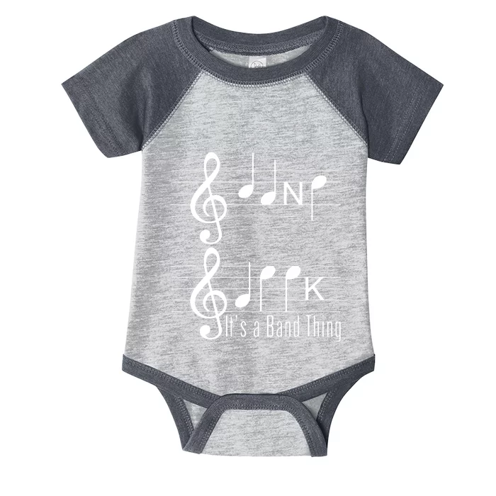 Musicians Band Geek Music Notes Spelling Funny T Infant Baby Jersey Bodysuit