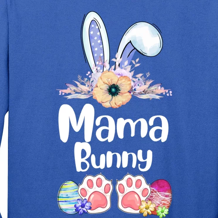 Mama Bunny Gift Matching Family Easter Day Rabbit Mom Cute Gift Tall Long Sleeve T-Shirt