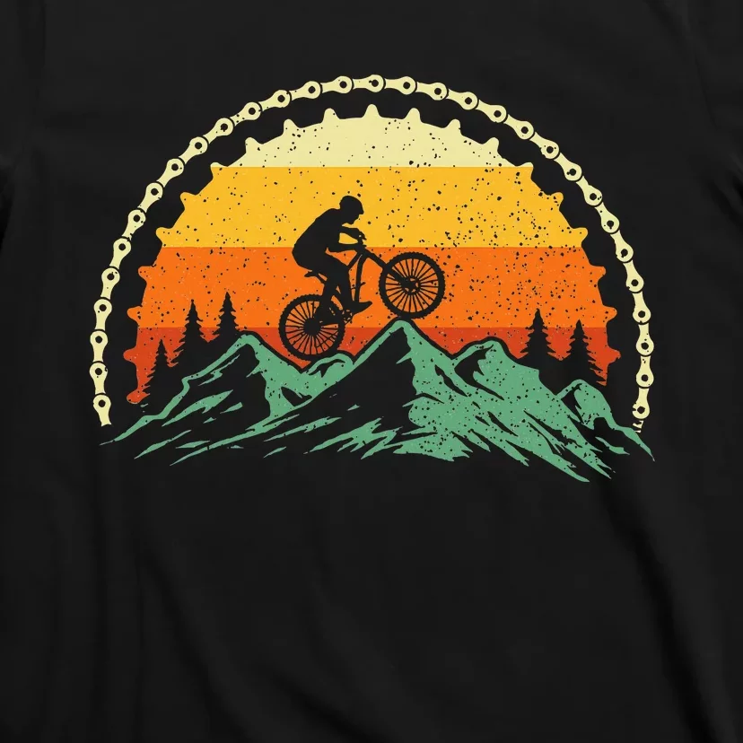 Mountain Biking Gear Bike Rider Mtb Lover Cyclist Downhill T-Shirt